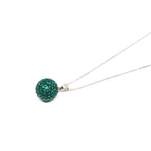 Load image into Gallery viewer, Emerald Ball Pendant
