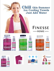 Kool Women Ice Cooling Towel & Spray