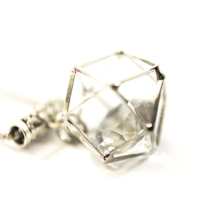 Small Floating Crystal Necklace