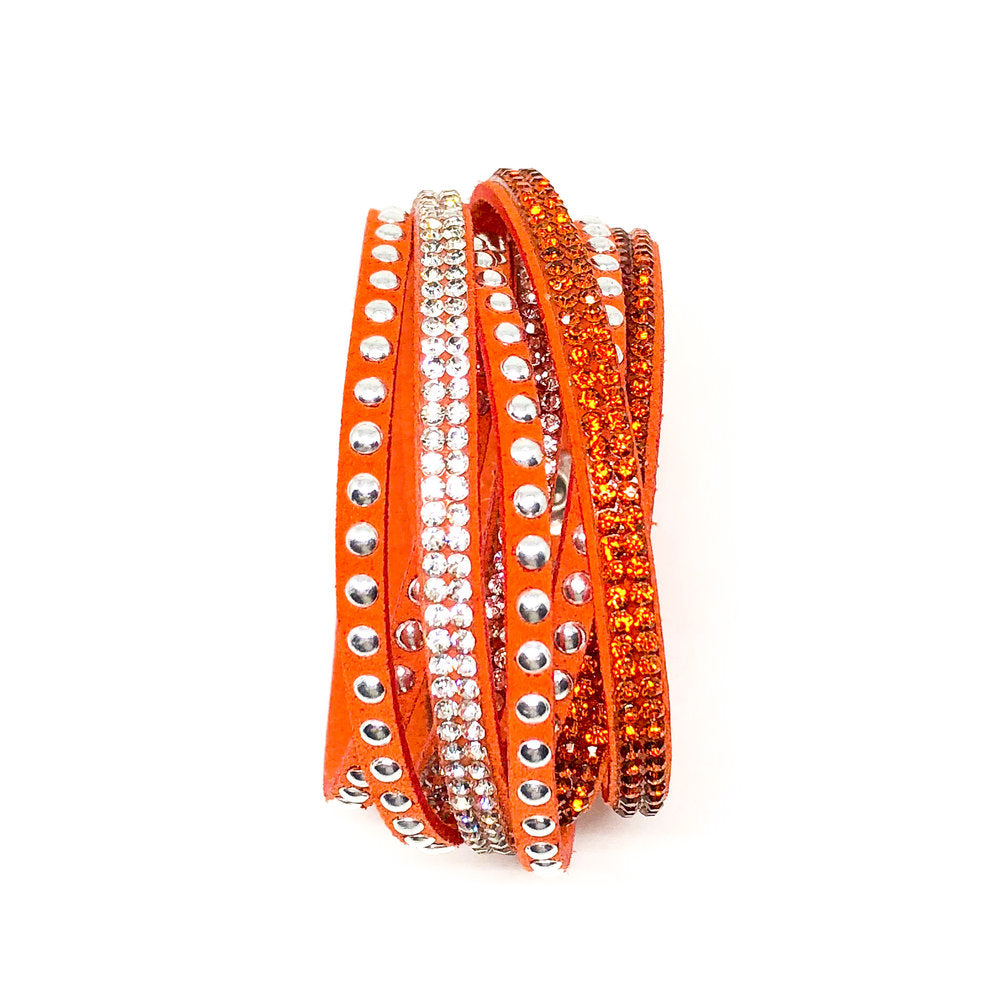 Multilayer Wrap Bracelet - Orange
