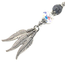 Load image into Gallery viewer, Swarovski Crystal &amp; Mini Feathers Car Diffusers
