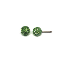 Load image into Gallery viewer, Peridot Sparkle Ball Earring
