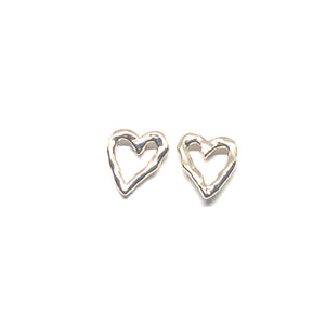 These heart earrings are simple yet trendy.   Can wear them everyday with every outfit.   Lead and nickel free   Hypoallergenic   15mmx10mm