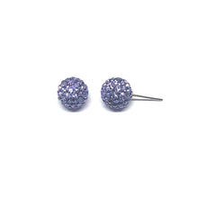 Load image into Gallery viewer, Lavender Sparkle Ball Earring
