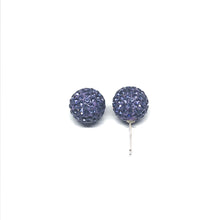 Load image into Gallery viewer, Tanzanite Sparkle Ball Earring

