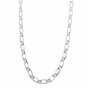 Discover eye-catching, straight-off-the-runway inspired pieces. One statement piece, infinite possibilities…  Merx Modern is exclusively designed and handmade in Canada.  This ever popular silver chain necklace is the perfect plain necklace to go with all your outfits.   This necklace length is 35.5+ 2” extender & clasp