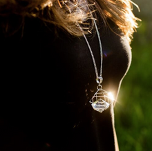Load image into Gallery viewer, Large Floating Crystal Necklace
