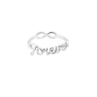 Plain Double-Sided Infinity Forever Ring