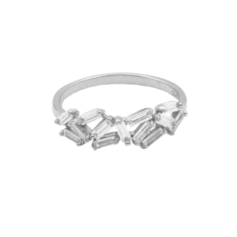 Silver Baguette Ring