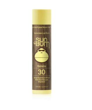 SPF 30 Sunscreen Lip Balm - Banana