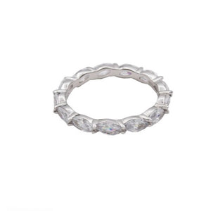 Oval Cubic Zirconia Band