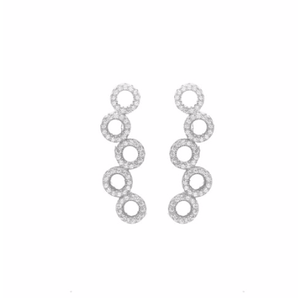 These 925 sterling silver ear climbers are perfect to wear for any occasion  14K Gold and 14k Rose Gold Plated  Each ear climber has high quality cubic zirconia  Lead and nickel free  Hypoallergenic