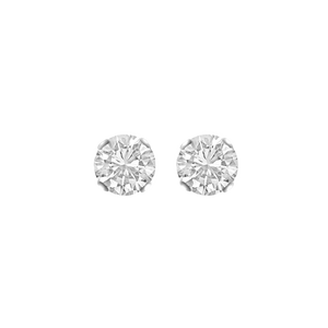 These single 925 sterling silver and cubic zirconia studs are beautiful and can be worn everyday.  We carry these studs in rhodium plated, or 14K Gold plating  Hypoallergenic, sterling silver back and posts, lead and nickel free  Size: 5mm